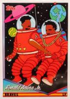 2021 Topps PROJECT70 #695 Ronald Acuna Jr. Baseball Card