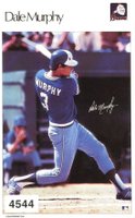 1986 Sports Illustrated Poster Test Stickers #4544 Dale Murphy Baseball Card