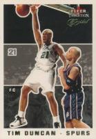 2003 Fleer Tradition #162 Tim Duncan Crystal Basketball Card