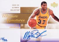 2003 Ultimate Collection Ultimate Signatures #MA-A Magic Johnson Gold Basketball Card