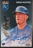 2023 Topps Chrome Platinum Anniversary Autographs #DWA Drew Waters Baseball Card