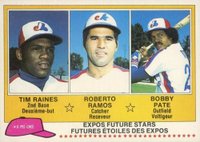 1981 O-Pee-Chee #136 Expos Future Stars Baseball Card