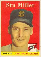 1958 Topps #111 Stu Miller Baseball Card