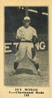 1916 Sporting News #193 Ivy Wingo Blank Back Baseball Card