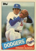1985 Topps Tiffany #440 Fernando Valenzuela Baseball Card