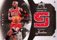 2005 Upper Deck Sweet Shot Game Jersey #SSJMJ Michael Jordan Basketball Card