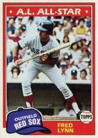 1981 Topps #720 Fred Lynn Baseball Card