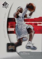2005 SP Authentic #64 Allen Iverson Basketball Card