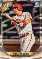 2018 Bowman Rookie of the Year Favorites Chrome #RH Rhys Hoskins Baseball Card