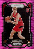 2023 Panini Prizm #134 Gradey Dick Pink Pulsar Basketball Card