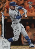 2020 Ben Baller Chrome #100 Mookie Betts Orange Refractor Baseball Card