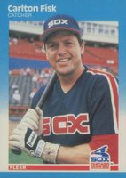 1987 Fleer Glossy #496 Carlton Fisk Baseball Card