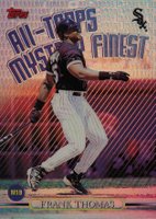 1999 Topps All-Topps Mystery Finest #M19 Frank Thomas Refractor Baseball Card