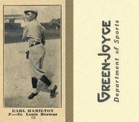 1916 Green-Joyce #75 Earl Hamilton Baseball Card
