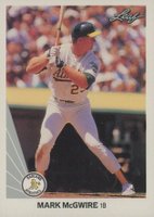 1990 Leaf #62 Mark McGwire Baseball Card