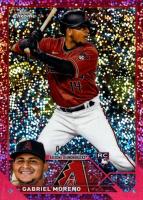 2023 Topps Chrome #189 Gabriel Moreno Magenta Speckle Baseball Card