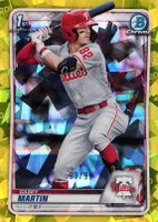 2020 Bowman Draft Chrome Sapphire Edition #BD73 Casey Martin Yellow Baseball Card