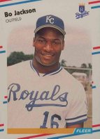 1988 Fleer Glossy #260 Bo Jackson Baseball Card