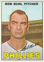 1967 Topps #68 Bob Buhl Baseball Card