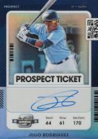 2021 Panini Contenders Prospect Ticket Autographs #PT-JR Julio Rodriguez Optic Baseball Card