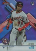 2018 Bowman's Best #29 Juan Soto Purple Refractor Baseball Card
