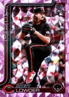 2025 Topps #205 Rhett Lowder Pink Diamante Foil Baseball Card