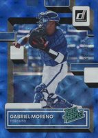 2022 Panini Donruss Rated Prospect #RP4 Gabriel Moreno Blue Baseball Card