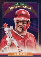 2020 Panini Donruss #9 Mike Trout Holo Purple Baseball Card