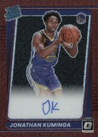 2021 Panini Donruss Optic #190 Jonathan Kuminga Autograph-Choice Basketball Card