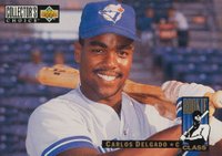 1994 Collector's Choice #4 Carlos Delgado Baseball Card