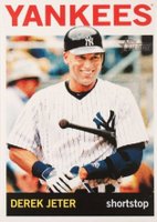 2013 Topps Heritage  #190 Derek Jeter Bat Under Arm Baseball Card