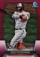 2023 Bowman Chrome #17 Adley Rutschman Fuchsia Baseball Card