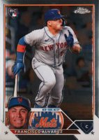 2023 Topps Chrome #203 Francisco Alvarez Baseball Card