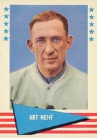 1961 Fleer #65 Art Nehf Baseball Card