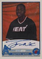 2003 Topps Certified Autograph #TA-DW Dwyane Wade Basketball Card