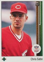 1989 Upper Deck #663 Chris Sabo Baseball Card