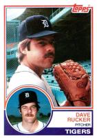 1983 Topps #304 Dave Rucker Baseball Card
