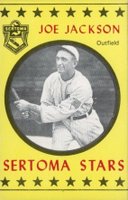 1977 Sertoma Stars Puzzle Backs # Joe Jackson Baseball Card