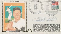 1999 Hall of Fame Autographs # Ralph Kiner First Day Cover Baseball Card