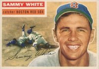 1956 Topps #168 Sammy White Gray Back Baseball Card