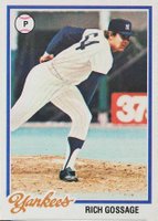 1978 Topps #70 Rich Gossage Baseball Card