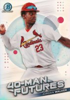 2021 Bowman Chrome 40-Man Futures #FMF10 Jordan Walker Baseball Card