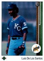 1989 Upper Deck #12 Luis de los Santos Star Rookie Baseball Card