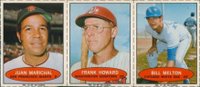 1971 Bazooka Numbered #19/20/21 Marichal/Howard/Melton Panel Numbered Baseball Card