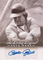2012 Leaf Pete Rose Living Legend Autographs #AU42 Pete Rose Baseball Card
