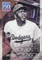 2019 Topps Chrome Update 150 Years of Professional Baseball #17 Jackie Robinson Baseball Card