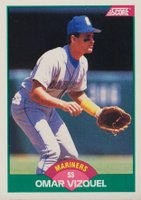 1989 Score Traded #105T Omar Vizquel Baseball Card