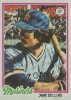 1978 Topps #254 Dave Collins Baseball Card