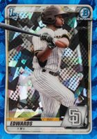 2020 Bowman Chrome Sapphire Edition #BCP10 Xavier Edwards Baseball Card