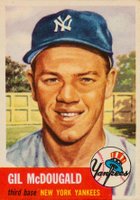 1953 Topps #43 Gil McDougald Baseball Card